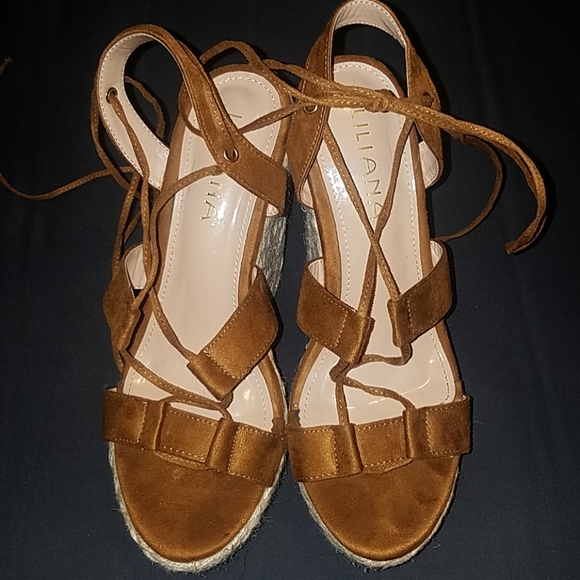 Liliana Wedges, Brown - Picture 2 of 3